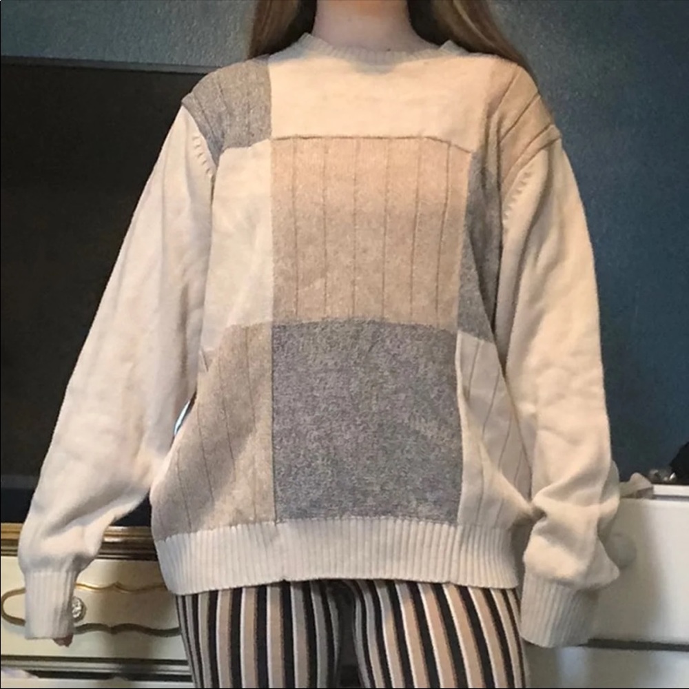 patchwork sweater
